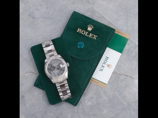 Rolex Datejust 31 Oyster Grey Floral Dial - Rolex Guarantee  Watch  178240